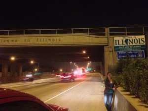I appreciated the carving of the welcome sign into the overpass as well. 