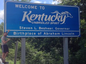 We make Louisville in amazing time, enough to explore Louisville's bridges and have a brew before the flight home. 