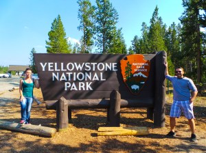BONUS: Yellowstone National Park sign. 