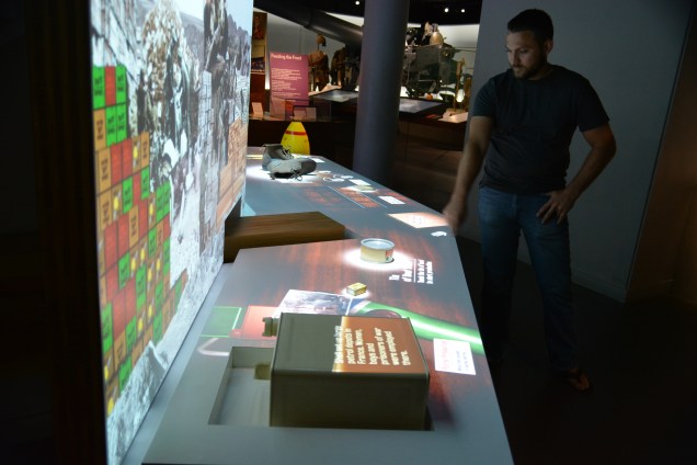 Making bullets as the voice overhead observes Mark's job