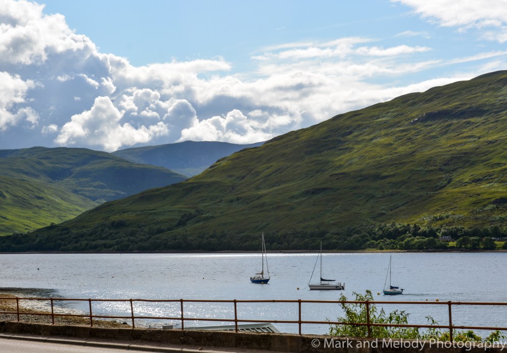 Fort William, where you want to stay if you're to explore all of Glen Nevis